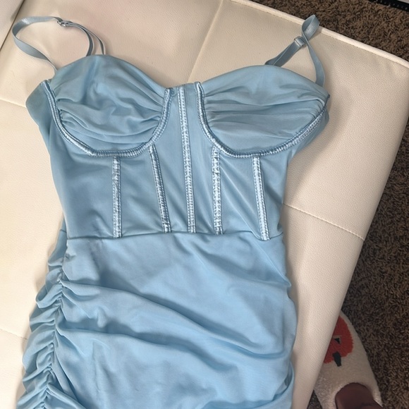 Homecoming Christmas dress. Size small blue - Picture 5 of 7